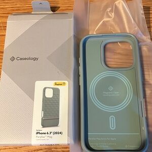Parallax Mag iPhone 6.3" (2024) Case - sage green